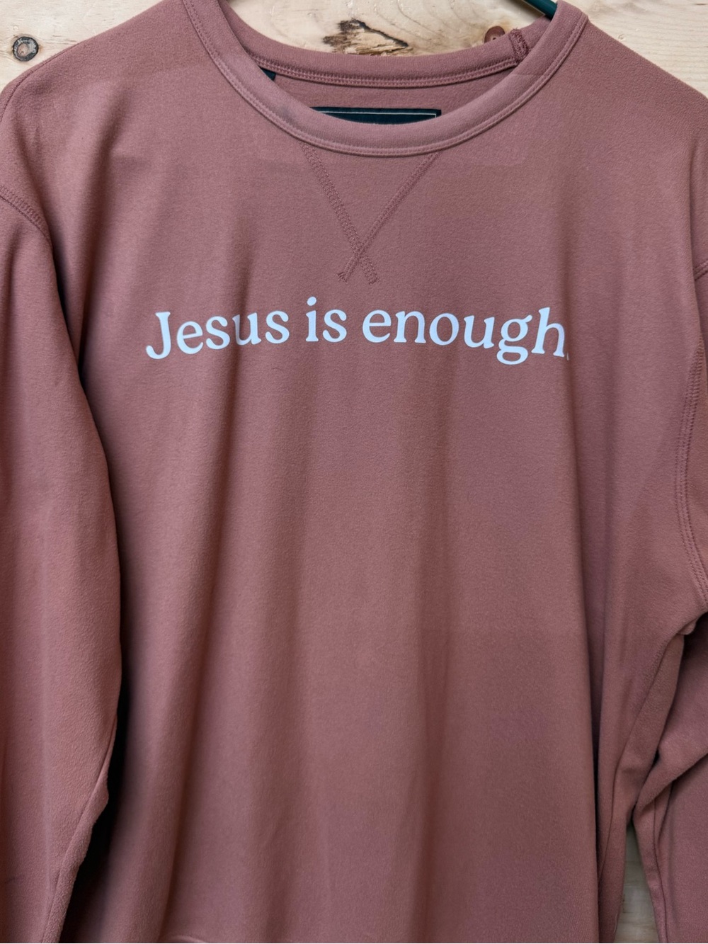 Jachs Women's Crewneck Sweatshirt - Dusty Rose with White Script
